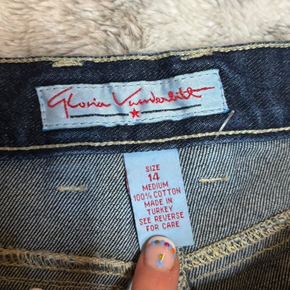 Retro Gloria Vanderbilt Rhinestone Pocket Tapered Mom Jeans - Picture 6 of 11